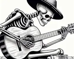 Skeleton Guitar #2 image