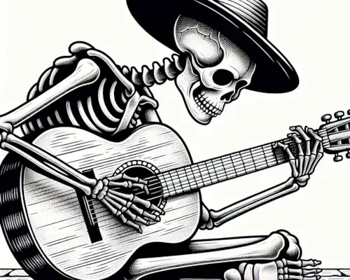 Skeleton Guitar #2 image