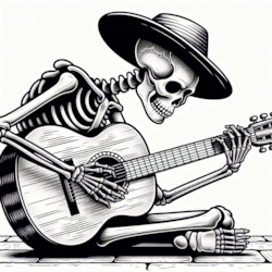 Skeleton Guitar #2 image