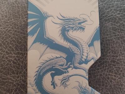 Dragon Rising Sun Metal Wallet image