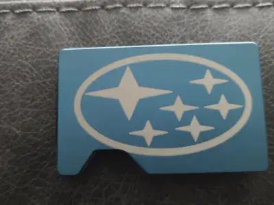 Subaru Metal Wallet image