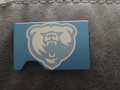 Franklin College Grizzly Metal Wallet image
