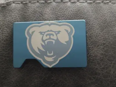 Franklin College Grizzly Metal Wallet image