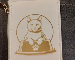 Cat Bowl Mini Purse image