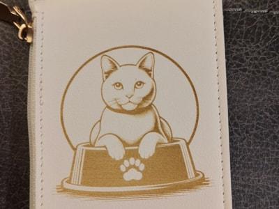 Cat Bowl Mini Purse image