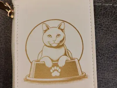 Cat Bowl Mini Purse image
