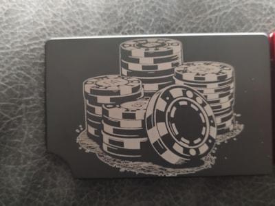 Poker Chips Metal Wallet image