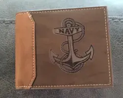 US Navy Leather Wallet image