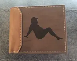 Fat Guy Truck Flap Leather Wallet image