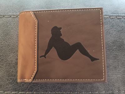 Fat Guy Truck Flap Leather Wallet image