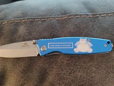 Snorlax Path is Blocked Knife image