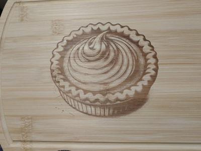 Pie Cutting Board image
