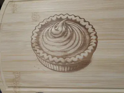 Pie Cutting Board image