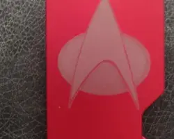 Star Trek Comm Badge Metal Wallet image