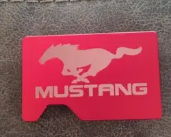 Mustang Metal Wallet image