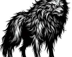 Creepy Wolf image