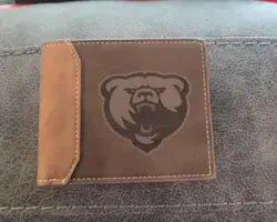 Franklin College Grizzly Leather Wallet image