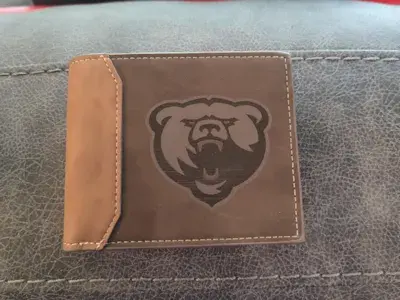 Franklin College Grizzly Leather Wallet image