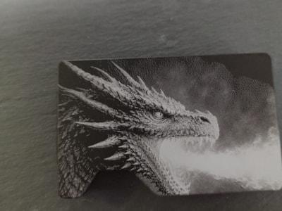 Dragon Fire Metal Wallet image