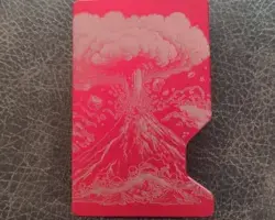Exploding Volcano Metal Wallet image
