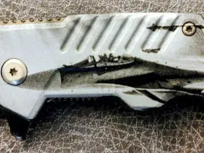 Black Fighter Plane Knife image