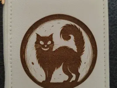 Black Cat Mini Purse image