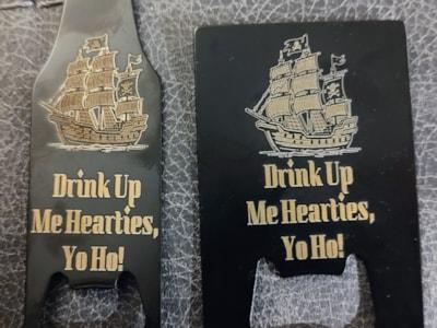 Drink Up Me Hearties Bottle Opener image
