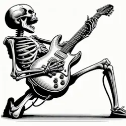 Skeleton Guitar #1