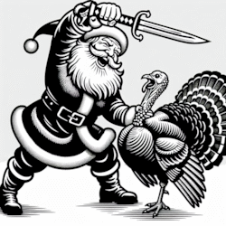 Santa vs Turkey image