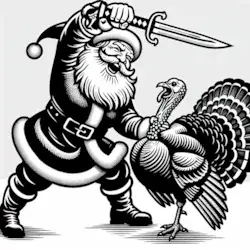 Santa vs Turkey image