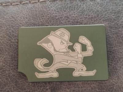 Notre Dame Metal Wallet image