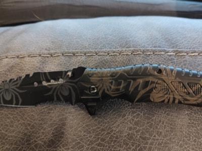 Deluxe Spider Knife with Rubber Grip image