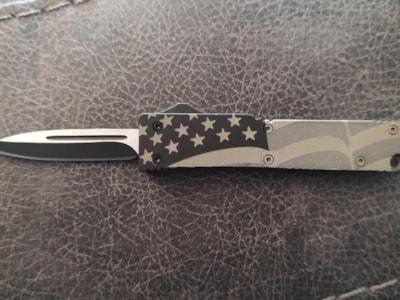 American Flag Mini-Automatic Knife image