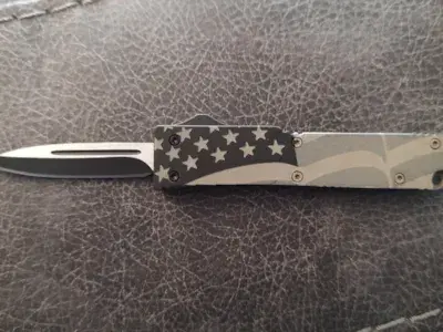 American Flag Mini-Automatic Knife image