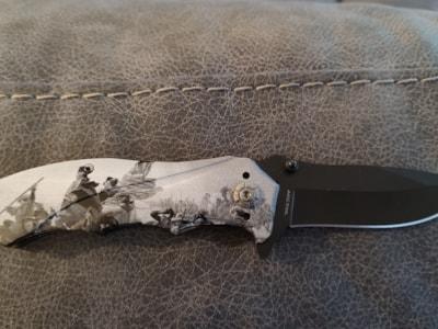 American Flag / George Washington Deluxe Knife image