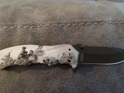 American Flag / George Washington Deluxe Knife image