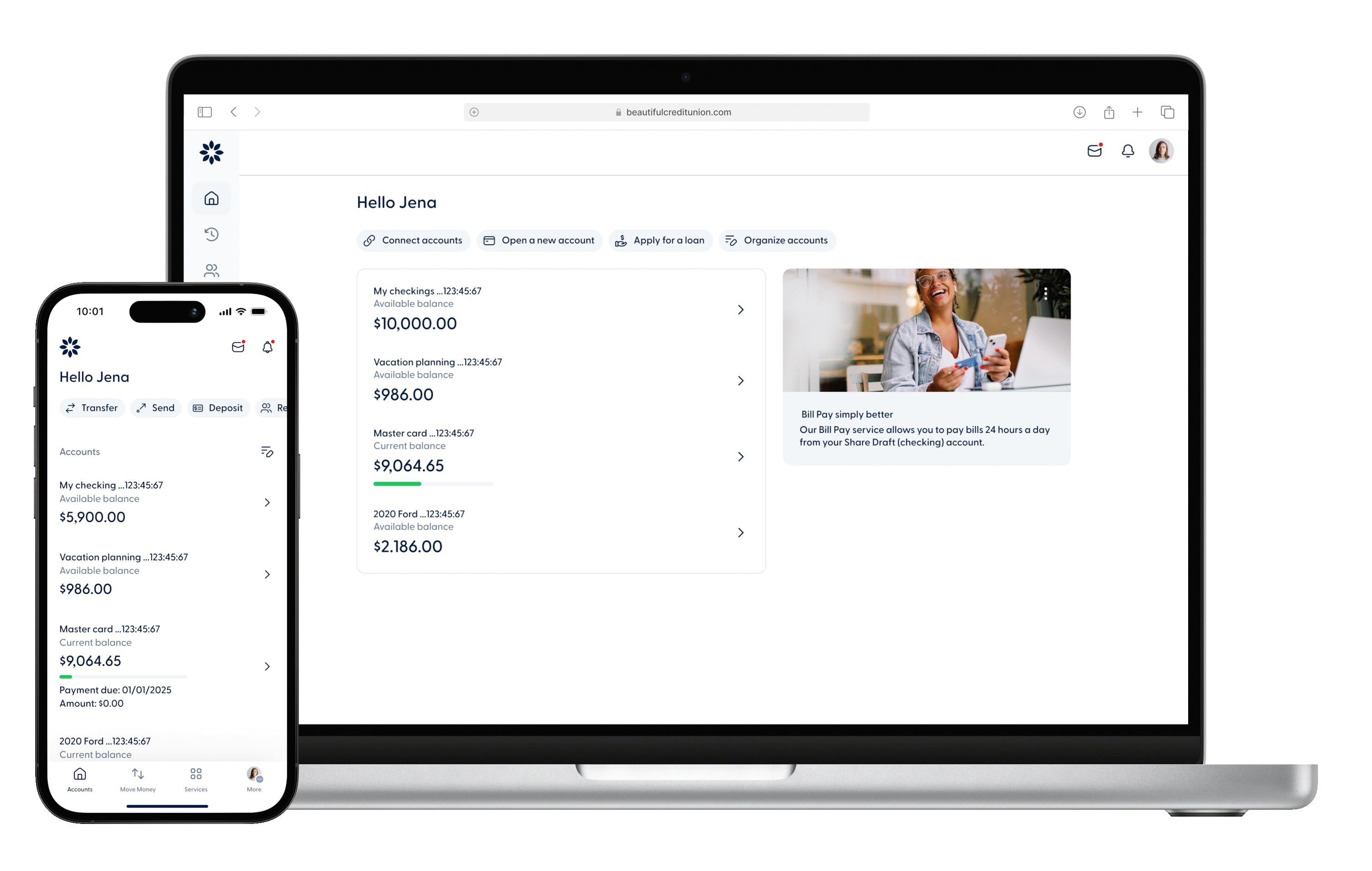 home screen and phone