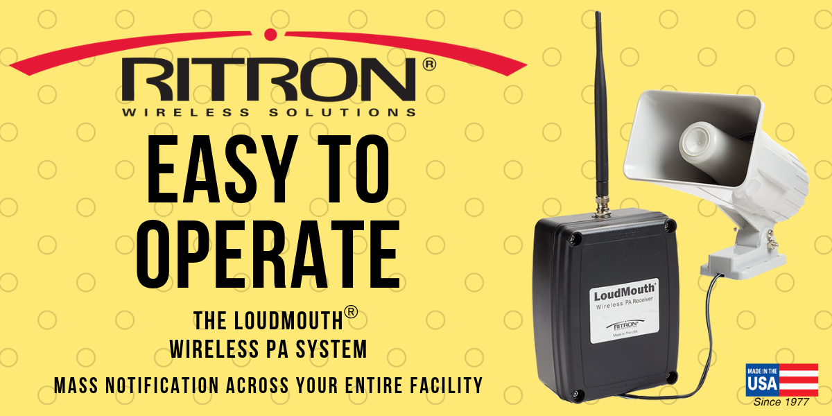 Easy To Operate: The LoudMouth® Wireless PA System