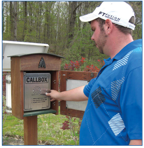 Callbox on Golf Course Food Ordering