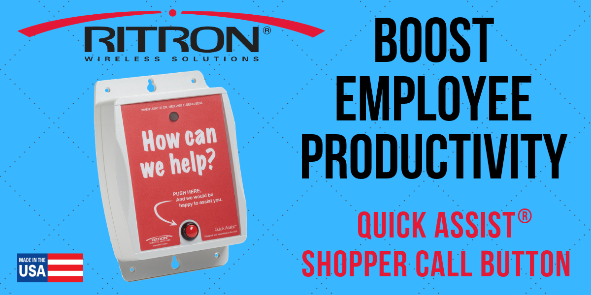 Boost Employee Productivity with the Ritron Quick Assist® Shopper Callbox