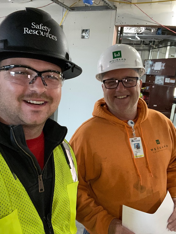 KW-Mark Williams ran into Kristis brother Don Hurst (from Weigand Construct) on a jobsite