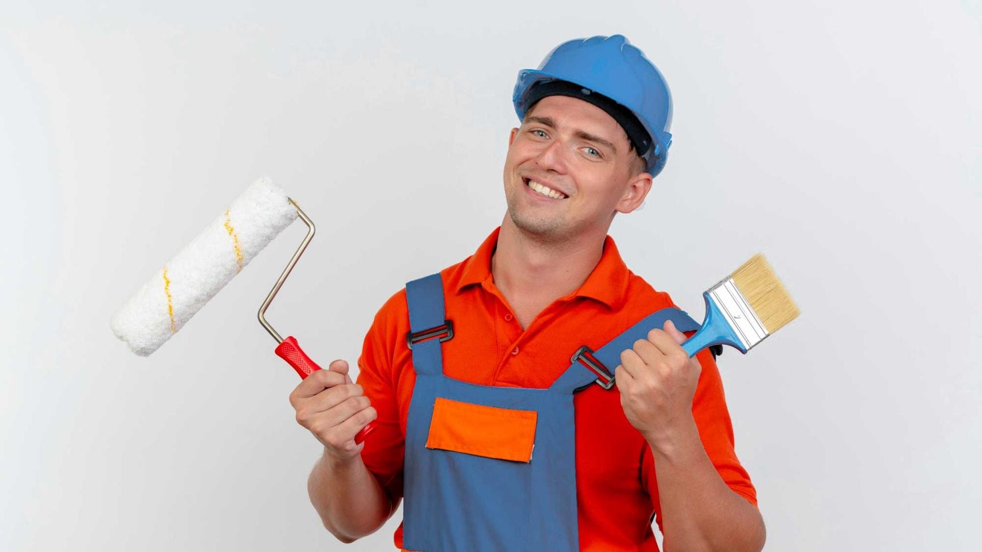 man-with-a-paint-roller