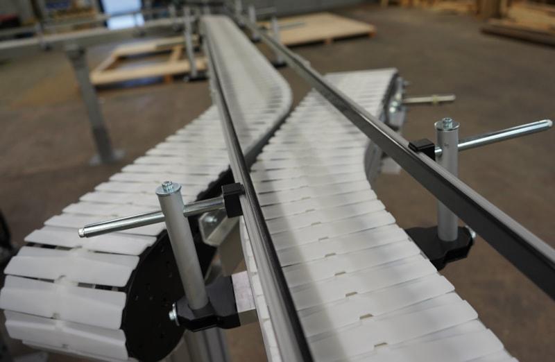 4 Product Transfer Methods On A Flexible Chain Conveyor 