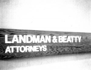 Landman Beatty original sign