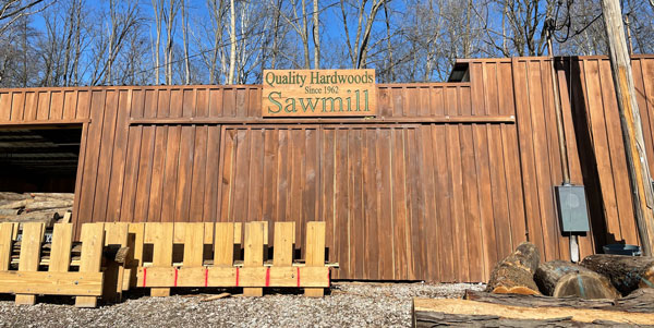 Quality Hardwoods and Sawmill Building in Knightstown Indiana
