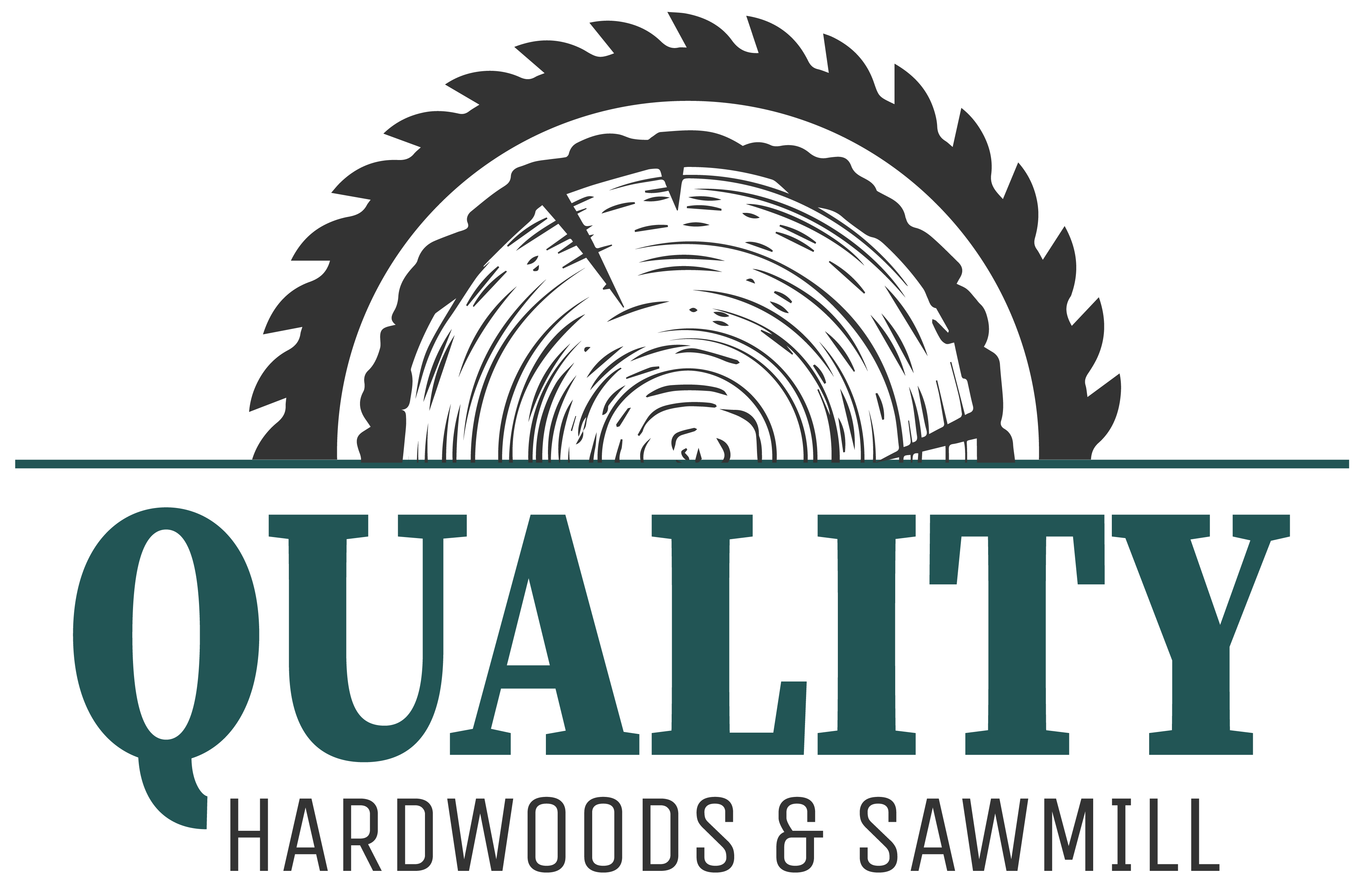 Quality Hardwoods & Sawmill Logo