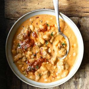 creamy-bean-soup-with-sausage