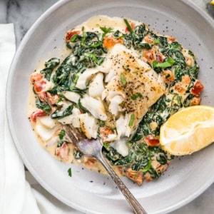 Fish-Florentine