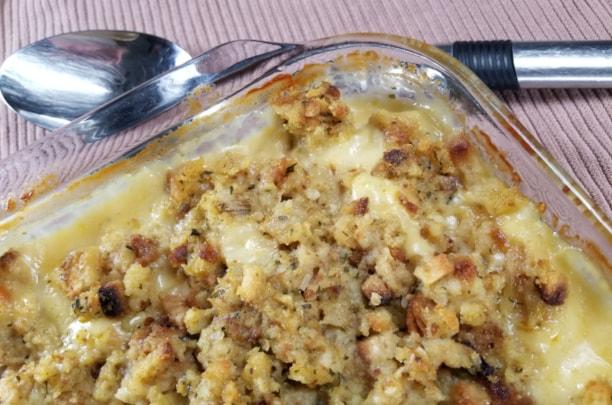 swiss-cheese-chicken-stuffing-casserole