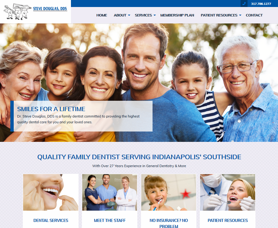 Steve Douglas DDS Dental Website